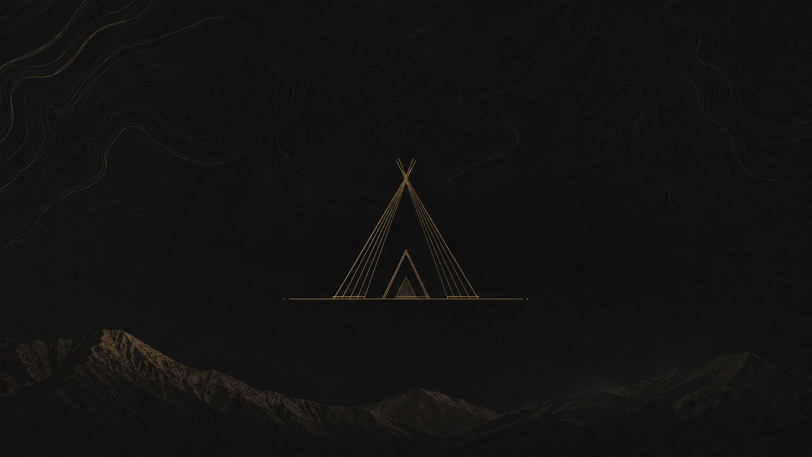 Nomads emblem mountain art