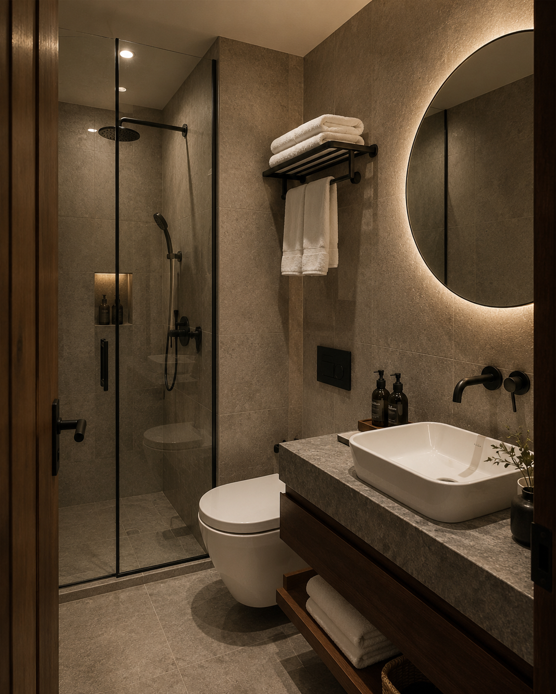 Natural Slate Bathroom